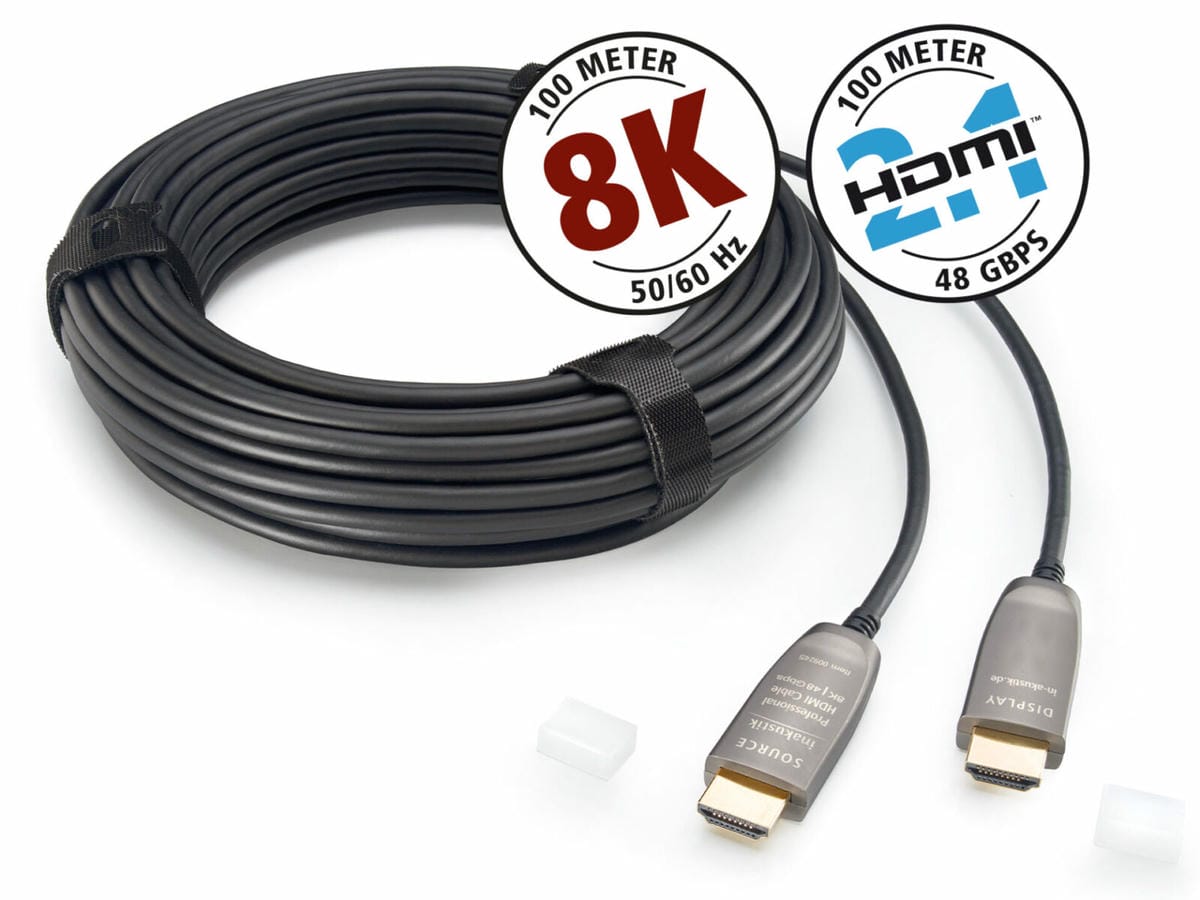 HDMI-кабель In-Akustik Profi HDMI 2.1 Optical Fiber Cable 8K 48Gbps 3m HDMI-кабель In-Akustik Profi HDMI 2.1 Optical Fiber Cable 8K 48Gbps 3m