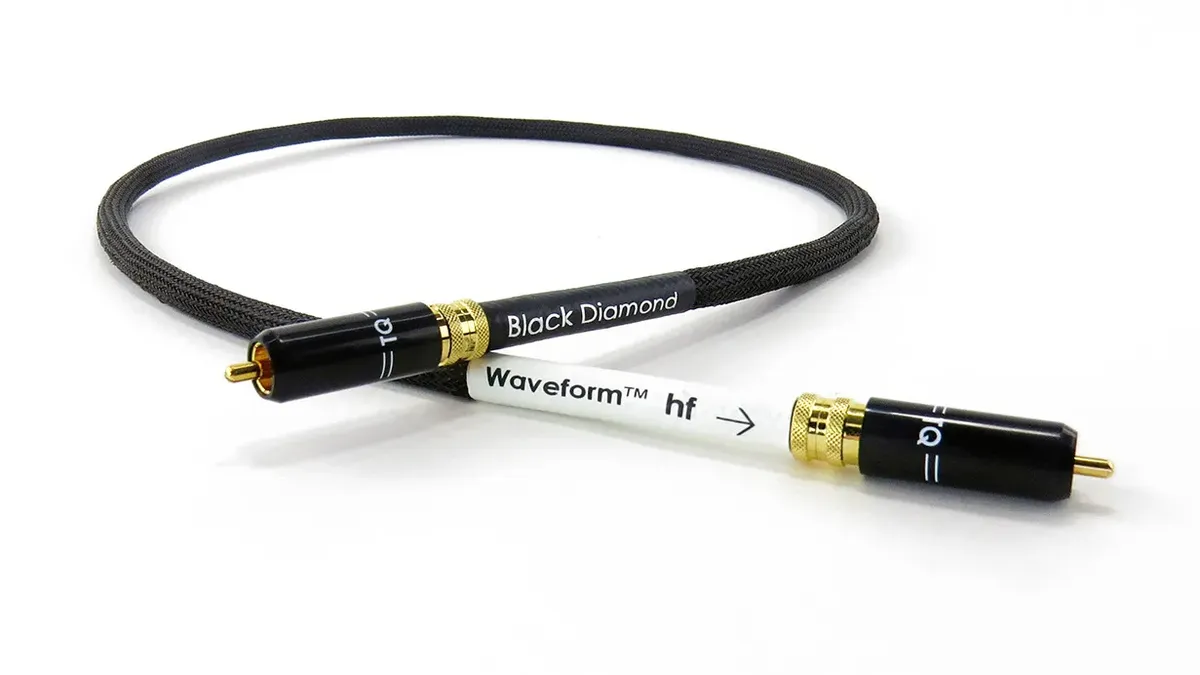 3 Кабель межблочный аудио Tellurium Q Digital RCA Black Diamond 1.0m — изображение 1